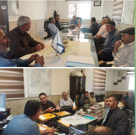 برگزاری جلسه ملاقات عمومی سرپرست اداره منابع آب خمین با کشاورزان روستای آشمسیان