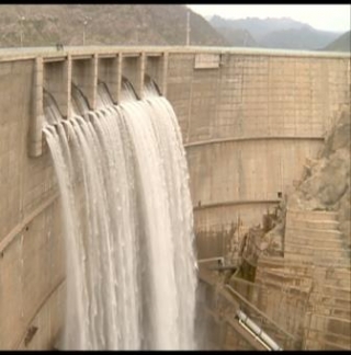 Al-Ghadir dam overflowed